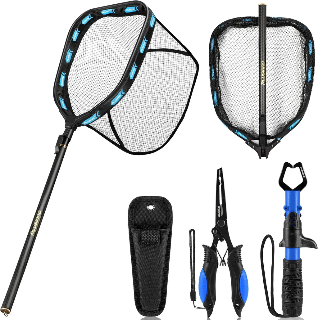 Ultralight Telescoping Carbon Fiber Fishing Net