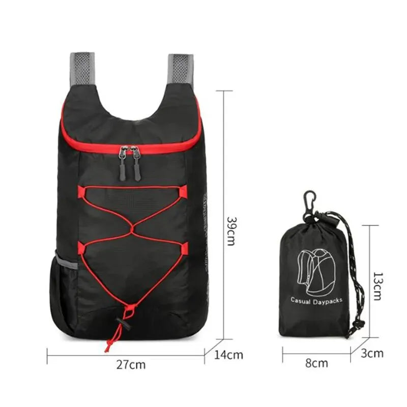 High Density Lightweight Waterproof Multifunctional Outdoor Folding Backpack
