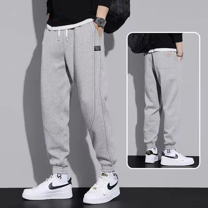 2024 New Trendy Solid Color Pants, Multi Flap Pocket Men's Cargo Pants, Loose Casual Outdoor Pants, Men's Work Pants oversized from China