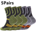 5 Pairs Men Anti Blister Terry Socks