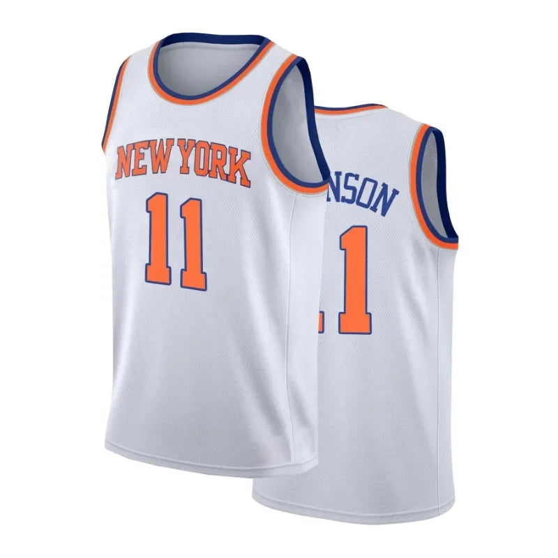 Men's New York Knicks (#11 Jalen Brunson) Basketball Jersey