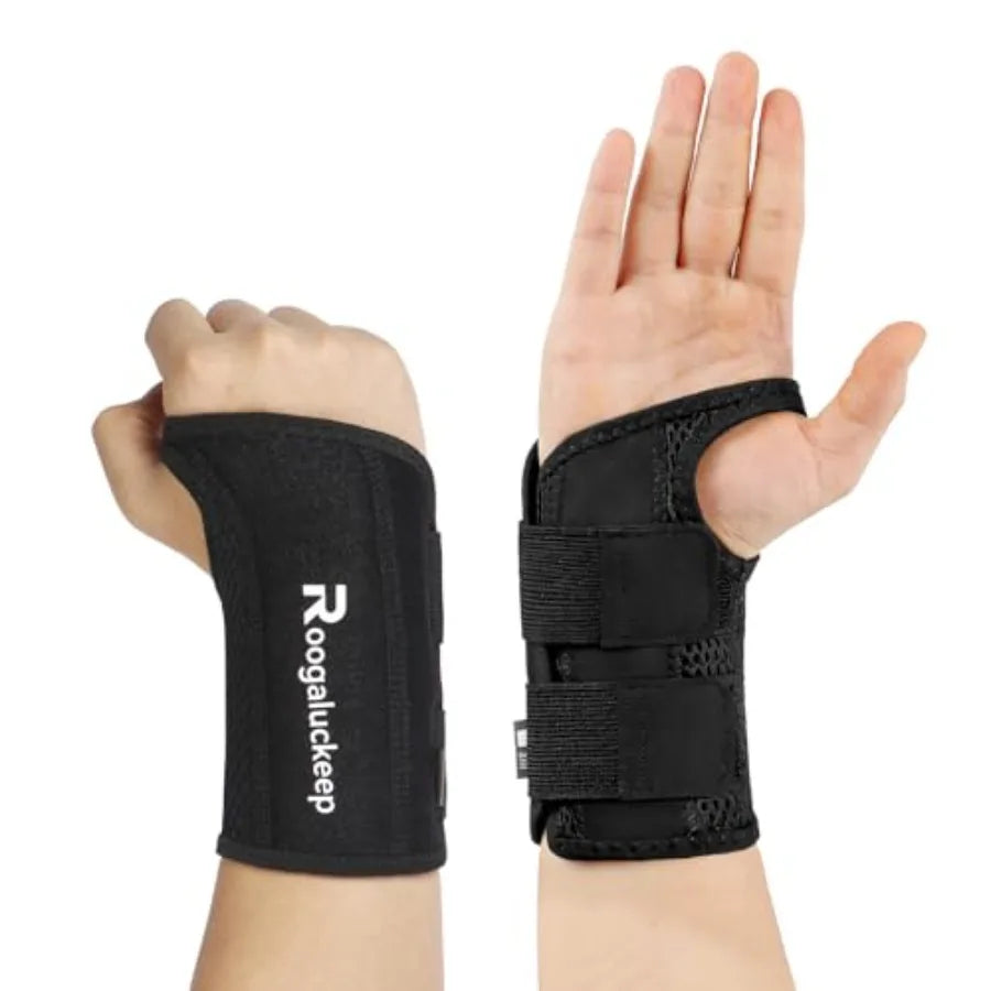 Wrist Brace Carpal Tunnel Wrist Splint Night Support for Women/Men Pain Relief Support Tendonitis Arthritis Sprain Tennis Elbow