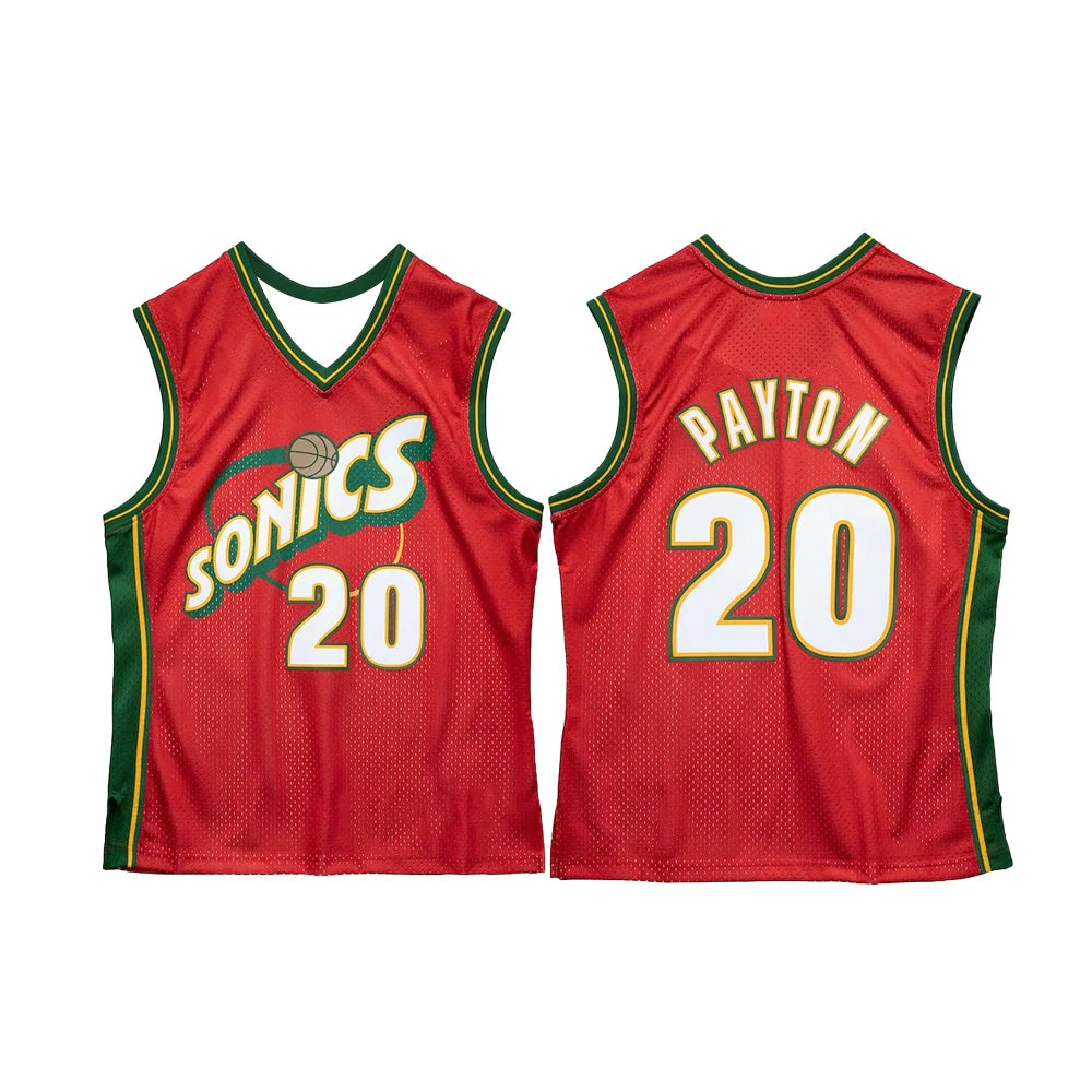 Men's Seattle SuperSonics (Star Players) Retro/Classic Basketball Jersey