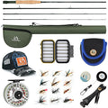 Extreme Fly Rod and Reel Outfit with Protective Travel Case