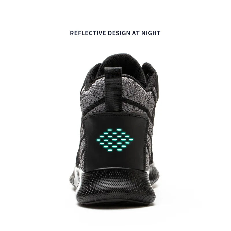 High top Steel Toe Safety Shoes for Men and Women