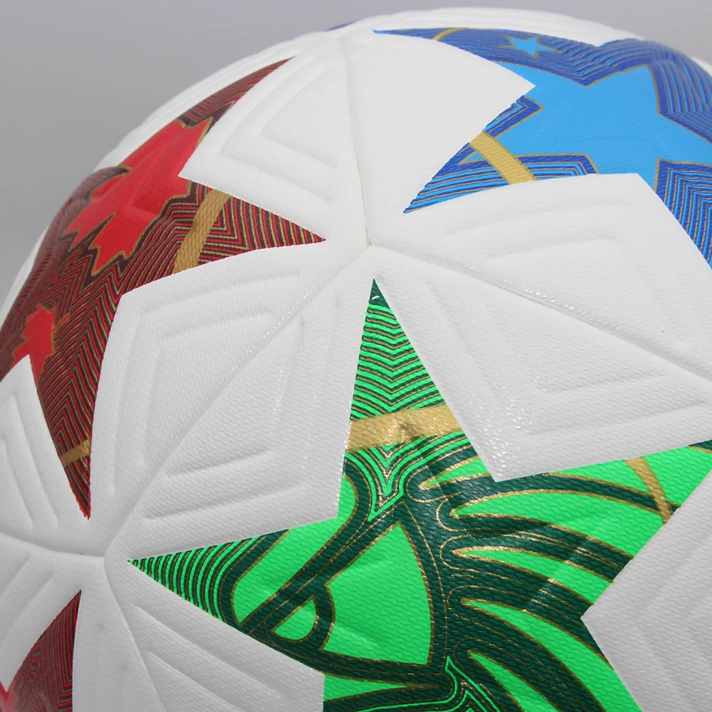 New Soccer Ball Official Size 5 PU Material High Quality Grass Outdoor Team Match Game Football Training Seamless from China