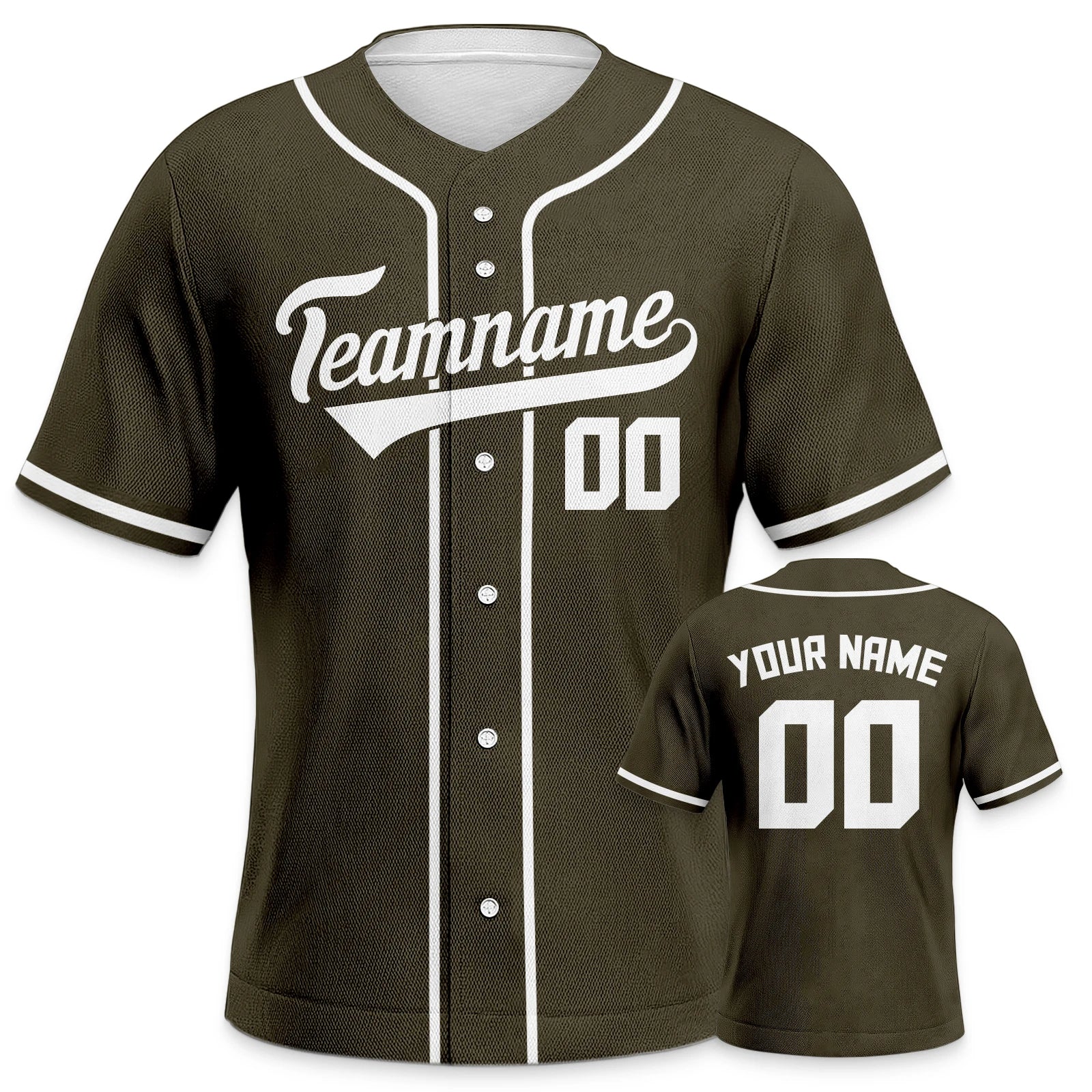 Custom Baseball Jersey for Youth Plain Personalized Baseball Uniform with Printed Team Name, Your Name and Number