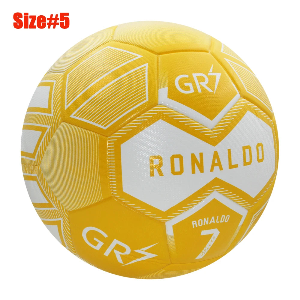 New Soccer Ball Official Size 5 PU Material High Quality Grass Outdoor Team Match Game Football Training Seamless from China
