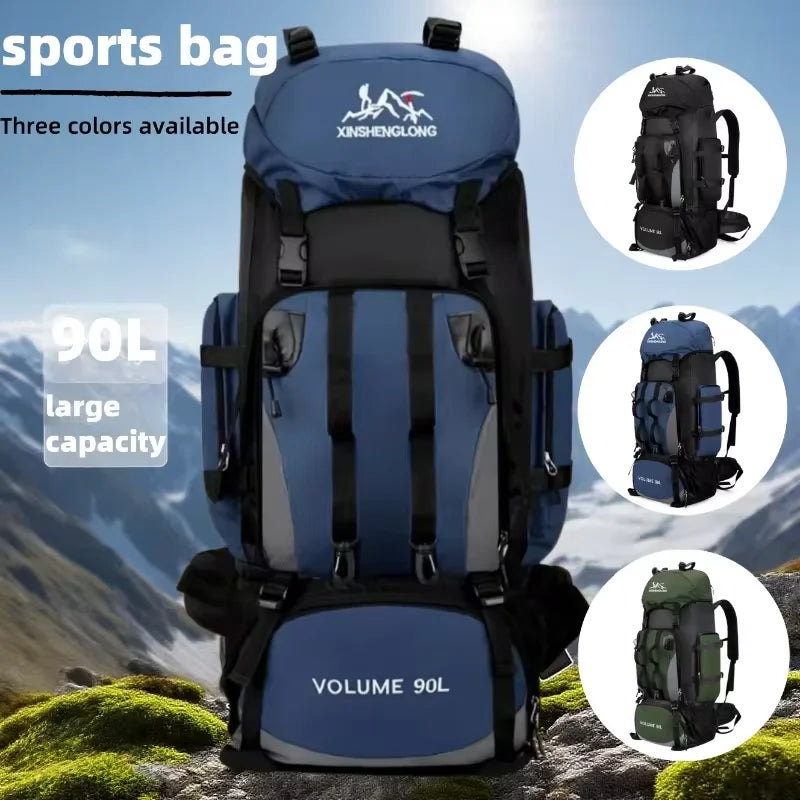 90L Waterproof Large Capacity Backpack