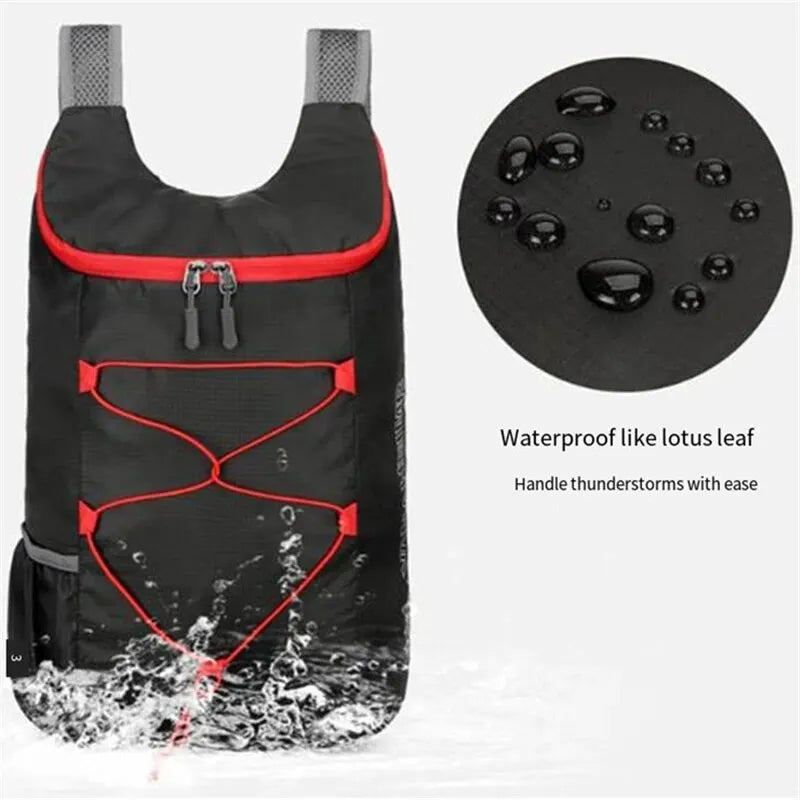 High Density Lightweight Waterproof Multifunctional Outdoor Folding Backpack