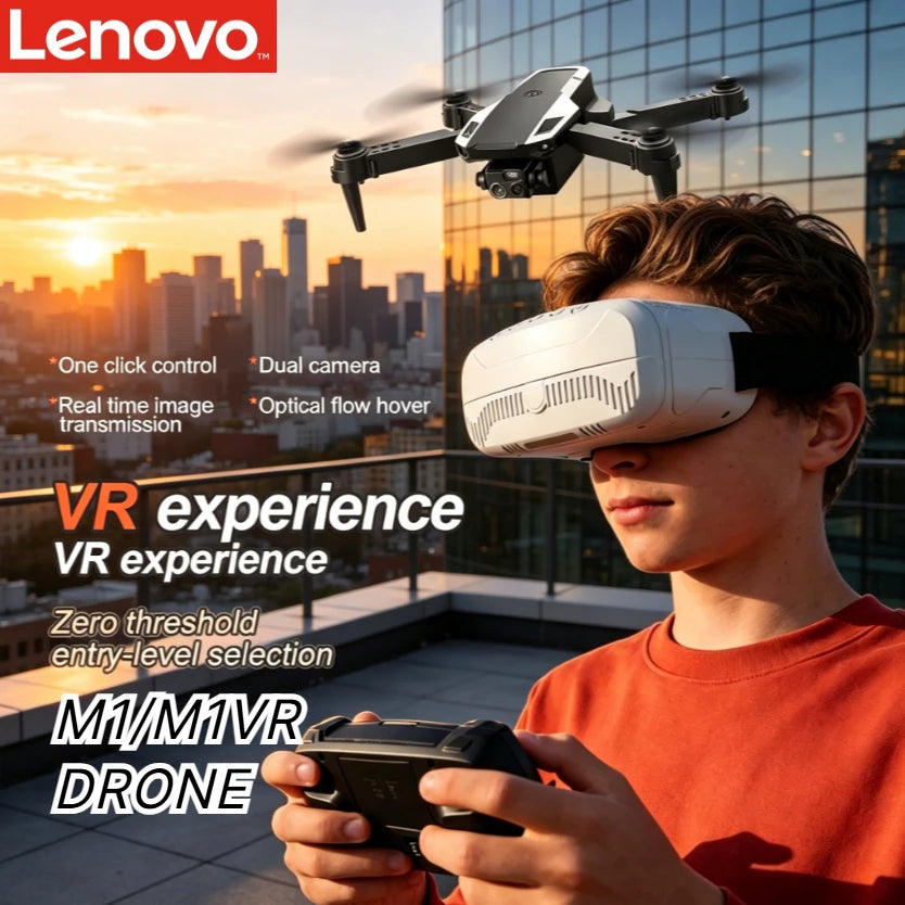 Lenovo M1/M1VR Foldable GPS Drone 4K HD Dual Camera Flow Positioning VR Glasses Portable Outdoor RC Aerial Quadcopter from China