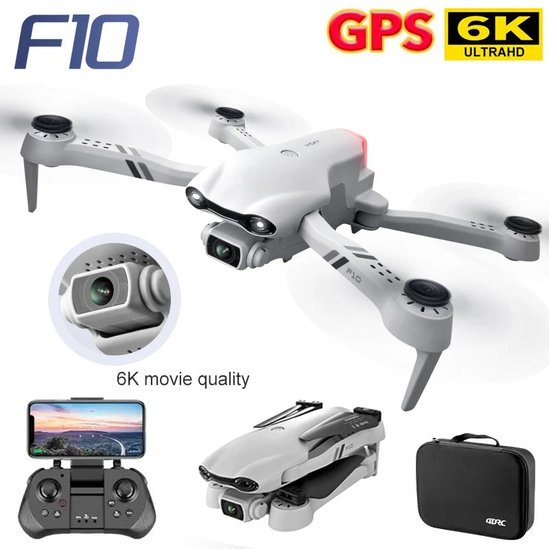 Drone GPS 6K HD Dual Camera Wide-Angle Obstacle Avoidance Aerial UAV