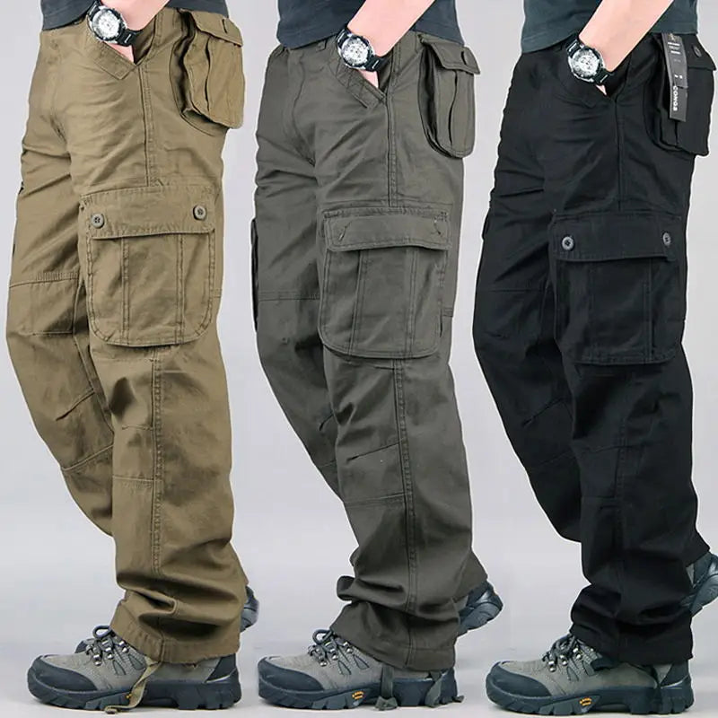 Tactical Men Cotton Outdoor Work Hiking Pants