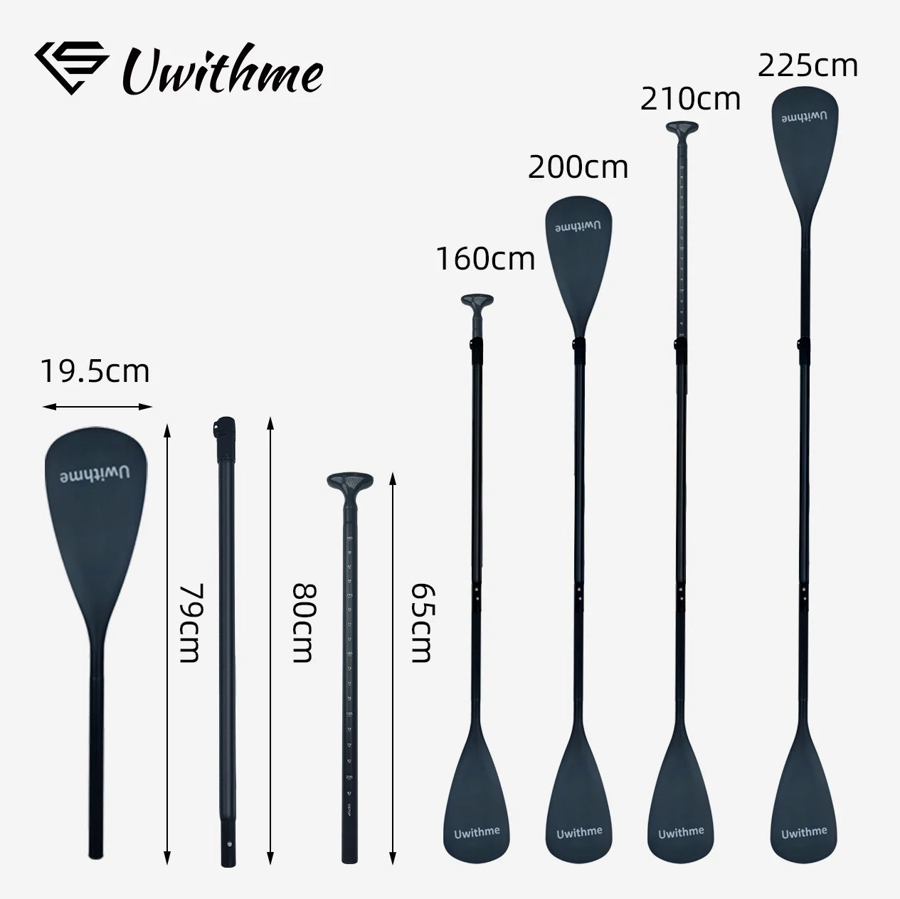 Convertible Single/Double Head Water Sports Paddle (Kayak, Canoe, Paddleboard) from China