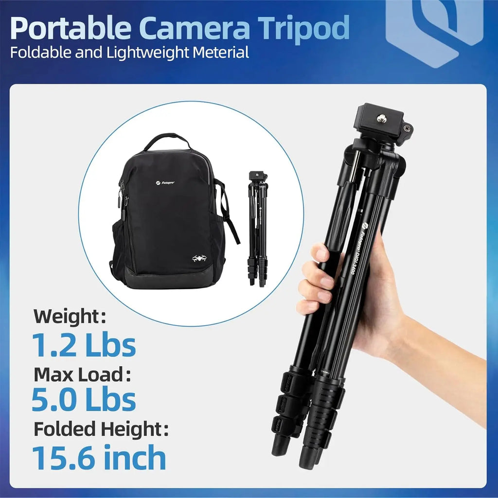 Camera and Phone Tripod with Wireless Remote