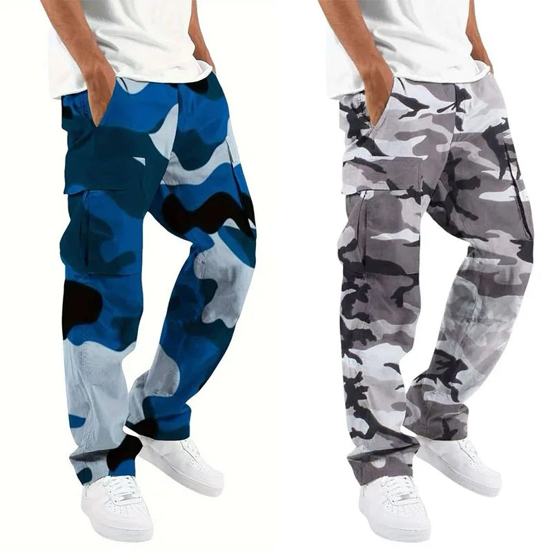 Large Pocket Loose Overalls Men's Outdoor Tactical Pants
