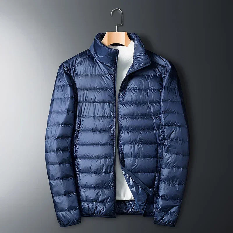 Men's New Waterproof Ultra Light White Duck Down Jacket