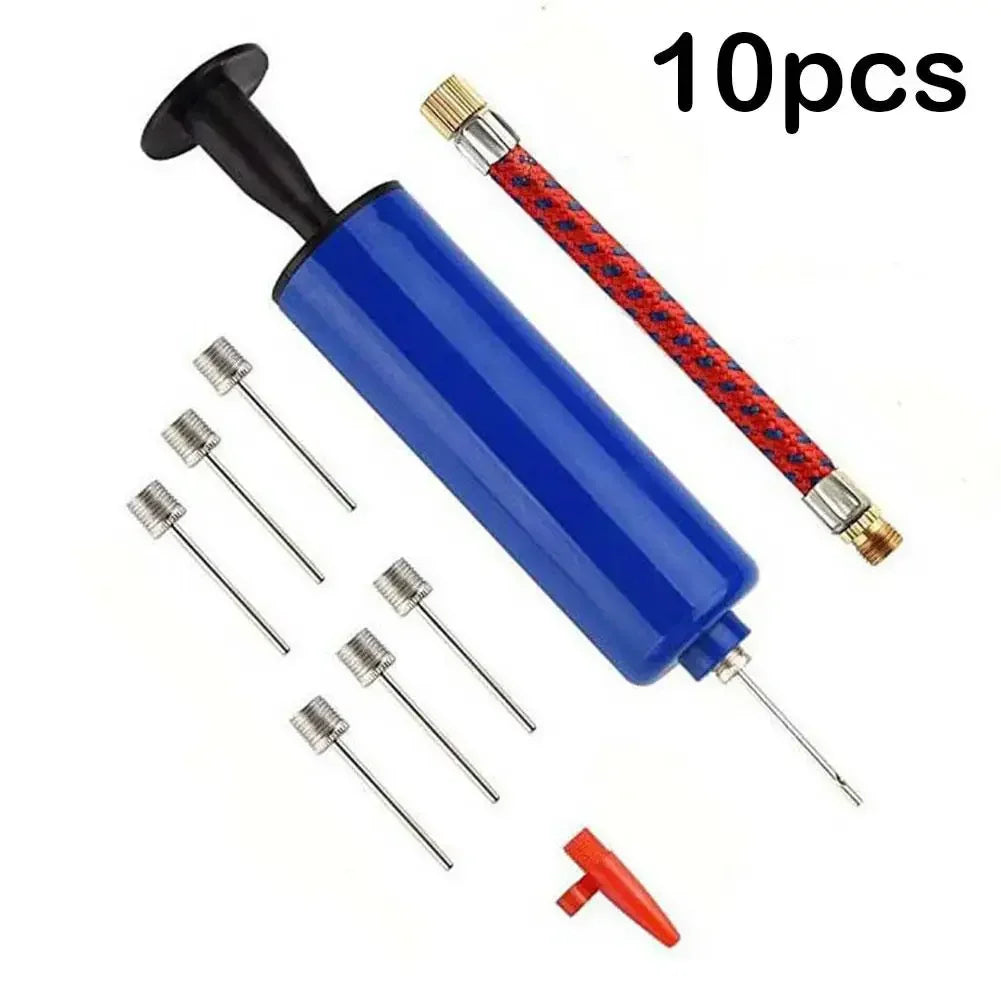 10Pcs/Set Portable Mini Hand Air Balls Pump Inflator Inflatable Kit with Needle for Soccer Basketball Football Volleyball Balls from China