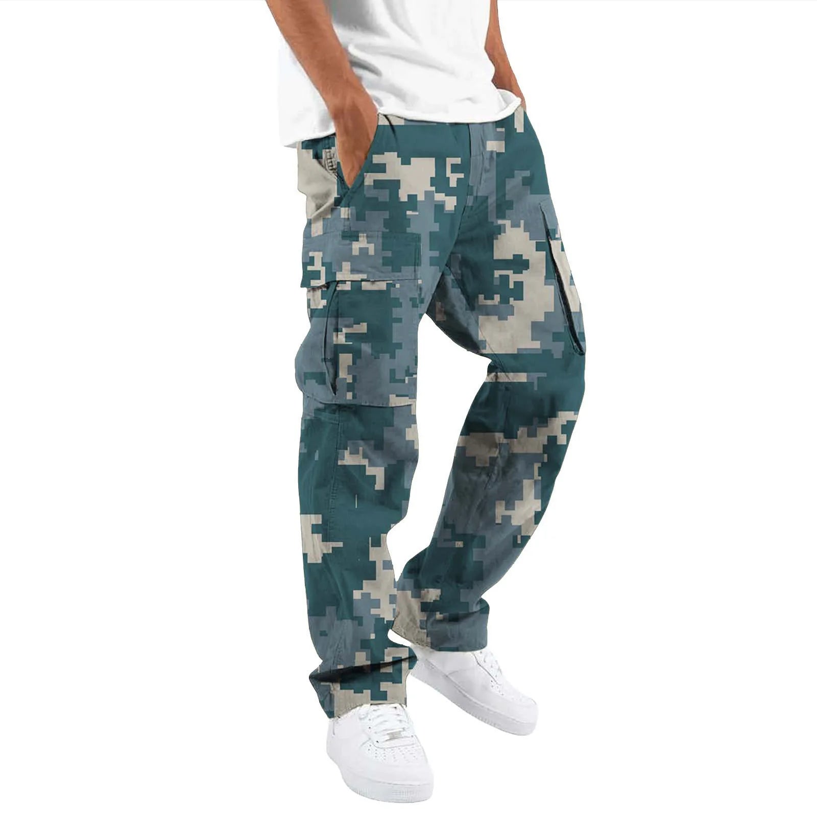 Large Pocket Loose Overalls Men's Outdoor Tactical Pants