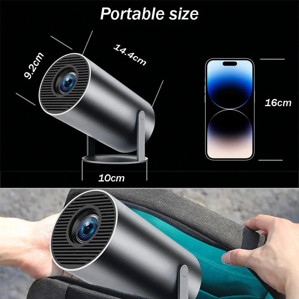 Portable 4K Projector - Home Cinema Outdoor Projetor