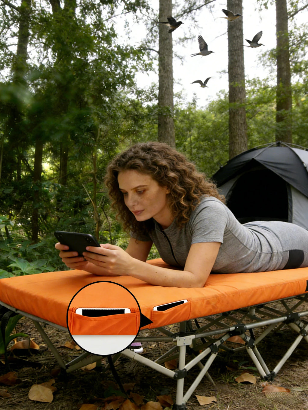Memory Foam Camping Sleeping Mattress