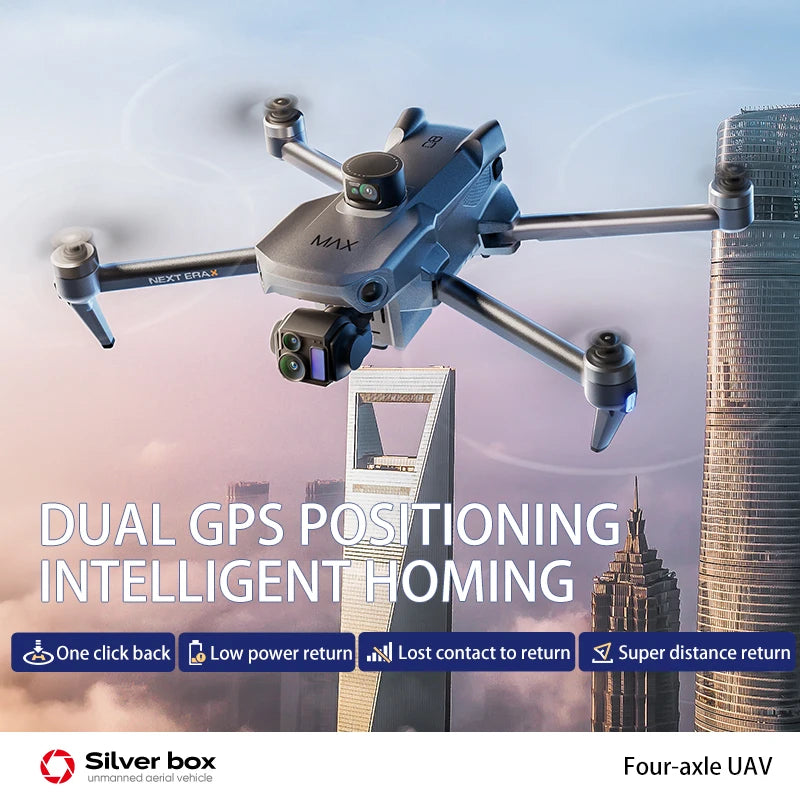 Professional GPS Drone 8K With Screen Remote Control 20km Digital Image, Laser Avoidance