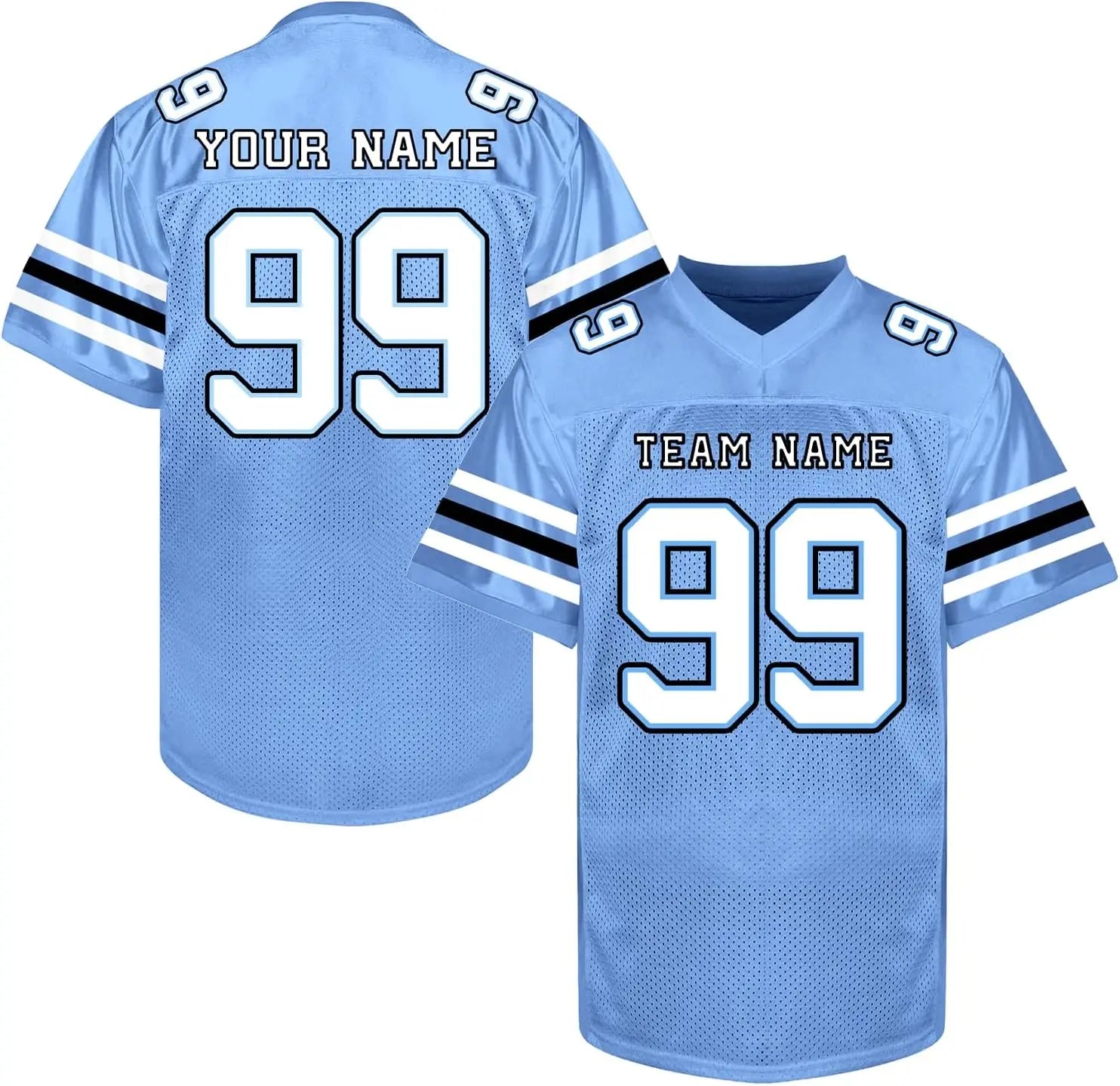 Custom Football Jersey with Personalized Logo Name Number Practice Shirt Stitched Sports Uniform