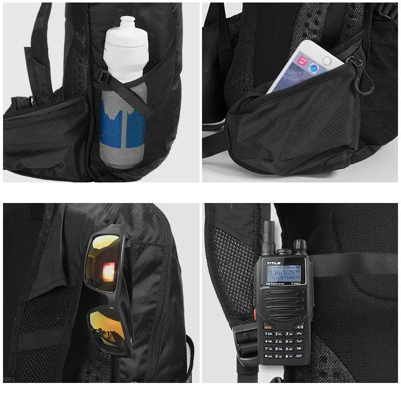 ROCKBROS Hiking Bags Cycling Backpack Bicycle Rainproof Sport Bags Camping Outdoor Traveling Breathable High Capacity Backpack from China