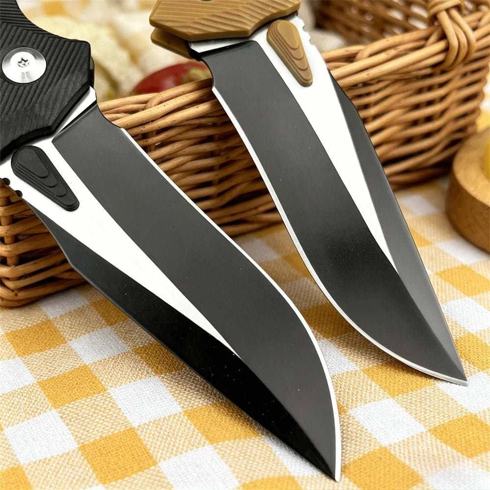 8Cr13Mov Steel Folding Pocket Knife Heavy Duty EDC Gear for Outdoor Camping Fishing Survival Premium Men's Daily Gift