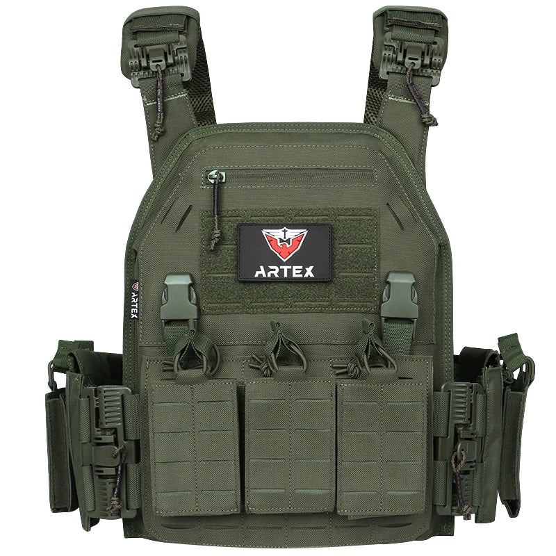 Quick detachable light laser cut tactical vest