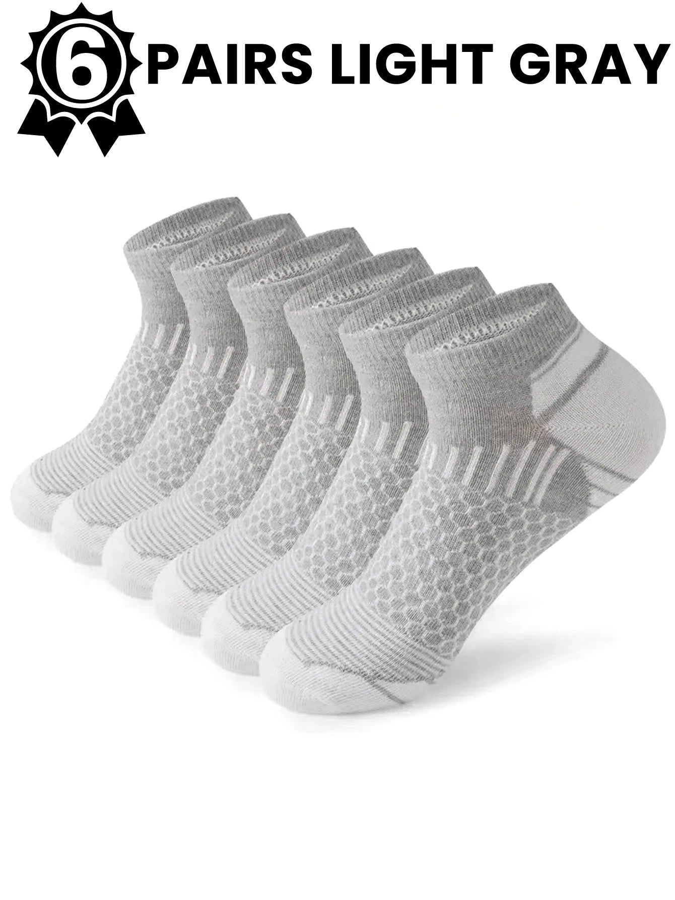 12Pairs High Qualit Athletic Socks Men's Ankle Socks Running Cyclling Waist Honeycomb Design And Firm Sports Leisure Socks Gifts from China