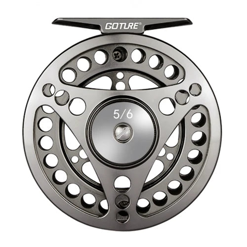 Goture Fly Fishing Reel 3/4 5/6 7/8 9/10 2+1BB Max Drag 8kg Lightweight CNC-machined Large Arbor Left/Right Fly Reel+Spare Spool from China
