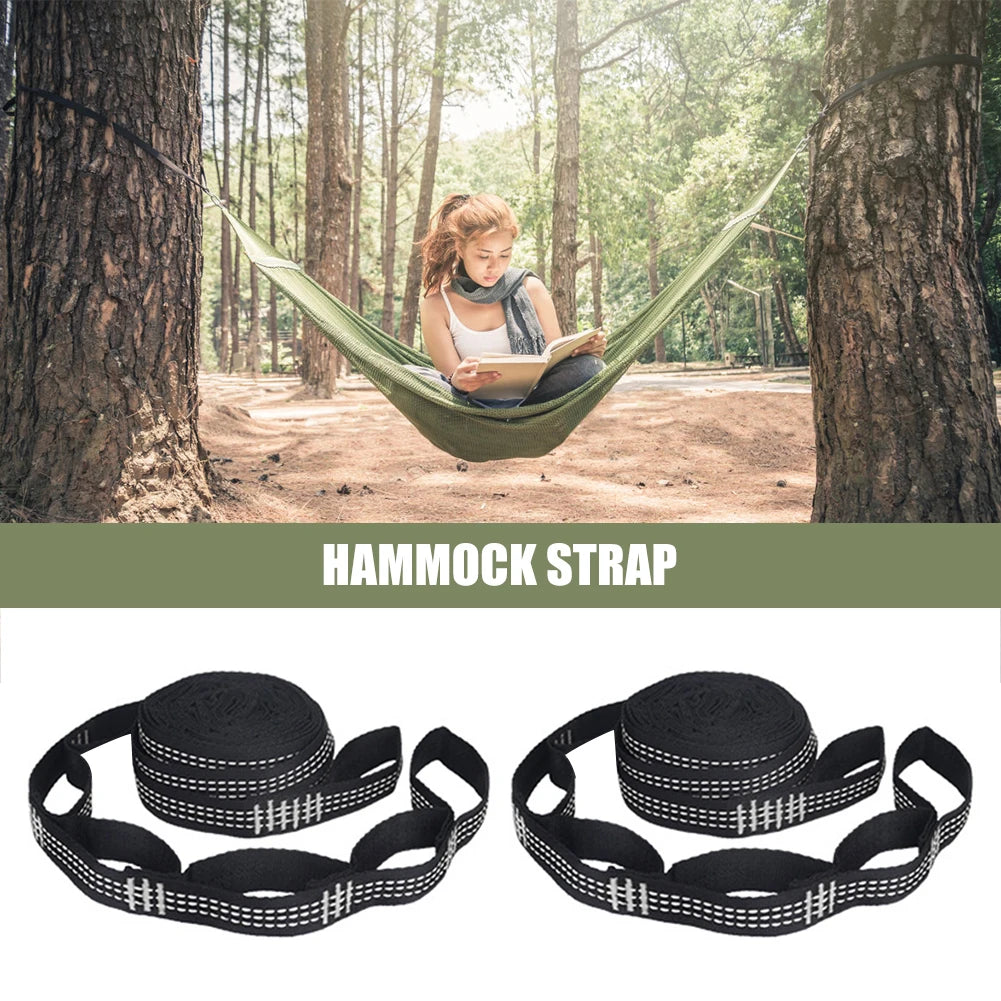 One Pair Tree Swing Hanging Heavy Duty Load Capacity Hammock Straps