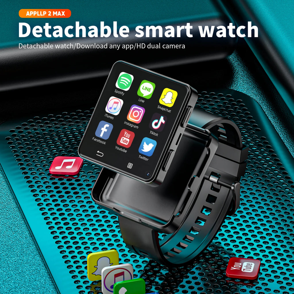 Dual Camera Android 11 Smart Watch Phone with Wifi Videos Calls