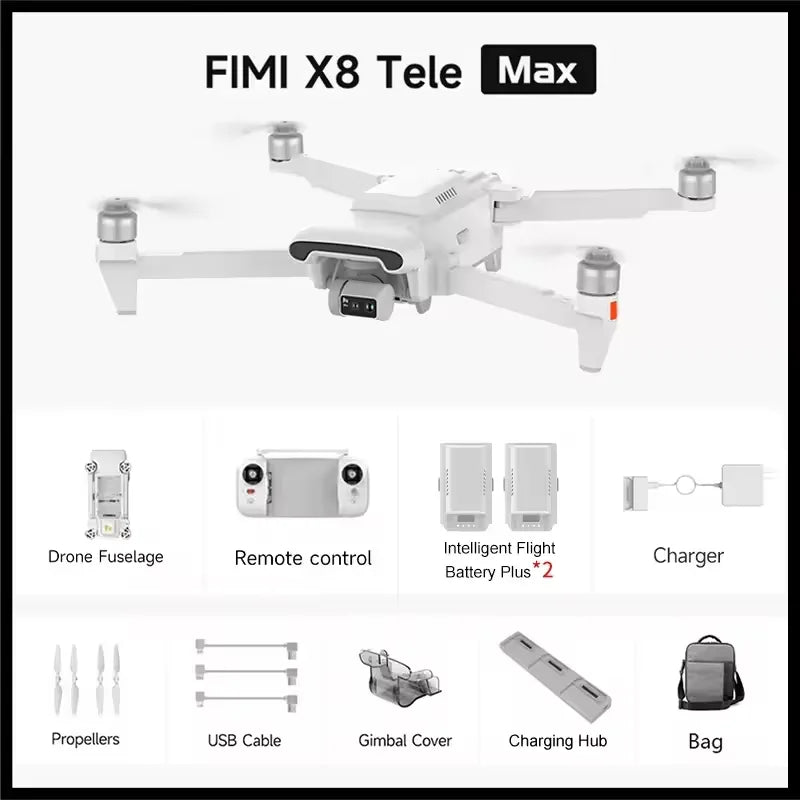 Dual Cameras Night Video 4K 60fps 3-Axis Gimbal with Wide-Angle Drone