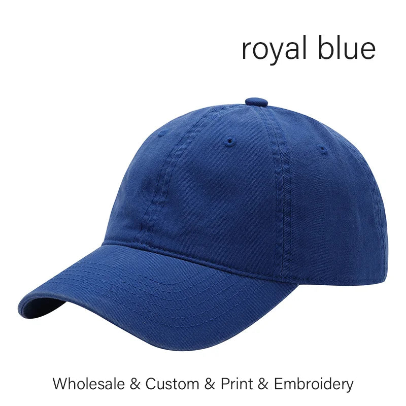 Custom Baseball Cap with Letter Embroidery for Women and Men