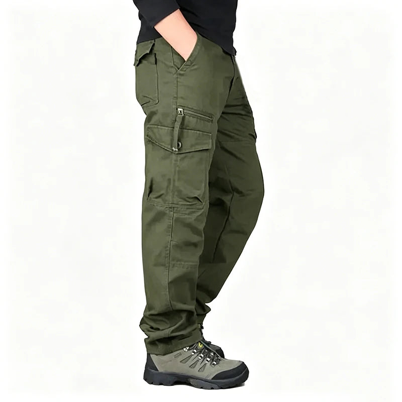 Cargo Pants Man Cotton Reinforced Utility Military Outdoors Man Work Trousers Long Tactical Pants for Men Fashion Casual Pants from China