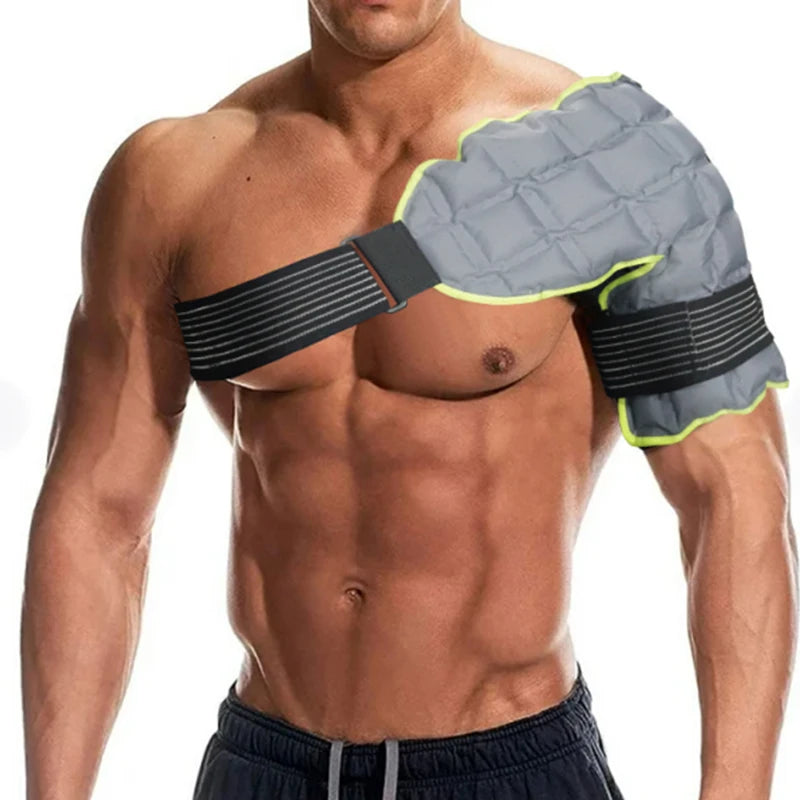 Self-absorbing Shoulder and Neck Hot and Cold Ice Pain Relief Support