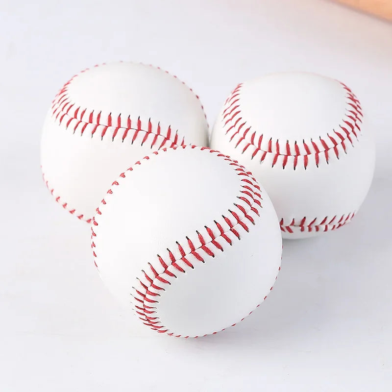 1PC Baseball No. 9 Softball Hardball Softball Craft Ball Sports Products White Safe Kids Men's Baseball Training Standard