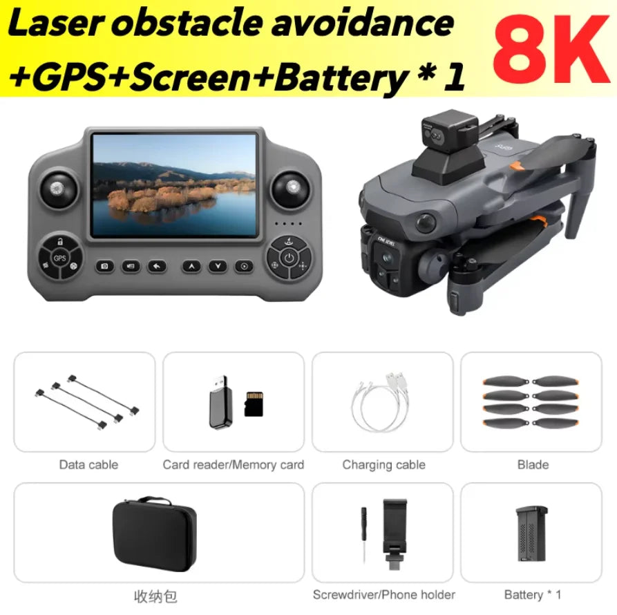 Lenovo V918 Max GPS Drone 4K 8K Professional HD Camera Photography Brushless Foldable Quadcopter Laser Obstacle Avoidance Drone from China