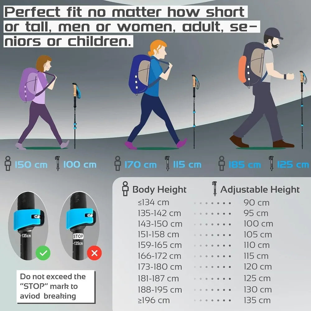 Carbon Fiber Collapsible and Telescopic Poles