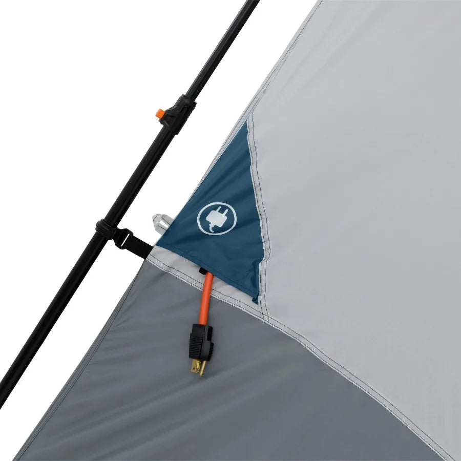 10' x 9' 6-Person Instant Cabin Tent with LED Light (19.38 lbs)
