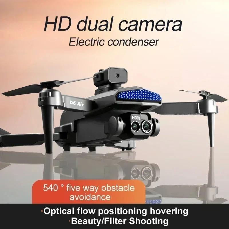 Professional 8K HD Dual Camera Drone with Optical Flow Localization Obstacle Avoidance