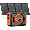 300W Rated Portable Solar Generator Power Station with Solar Panels 40W Included 220Wh Sola Power Bank