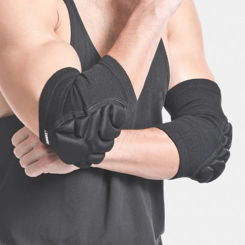 1 Pair Elbow Pads Elbow Protector with Sponge Support and Elbow Brace