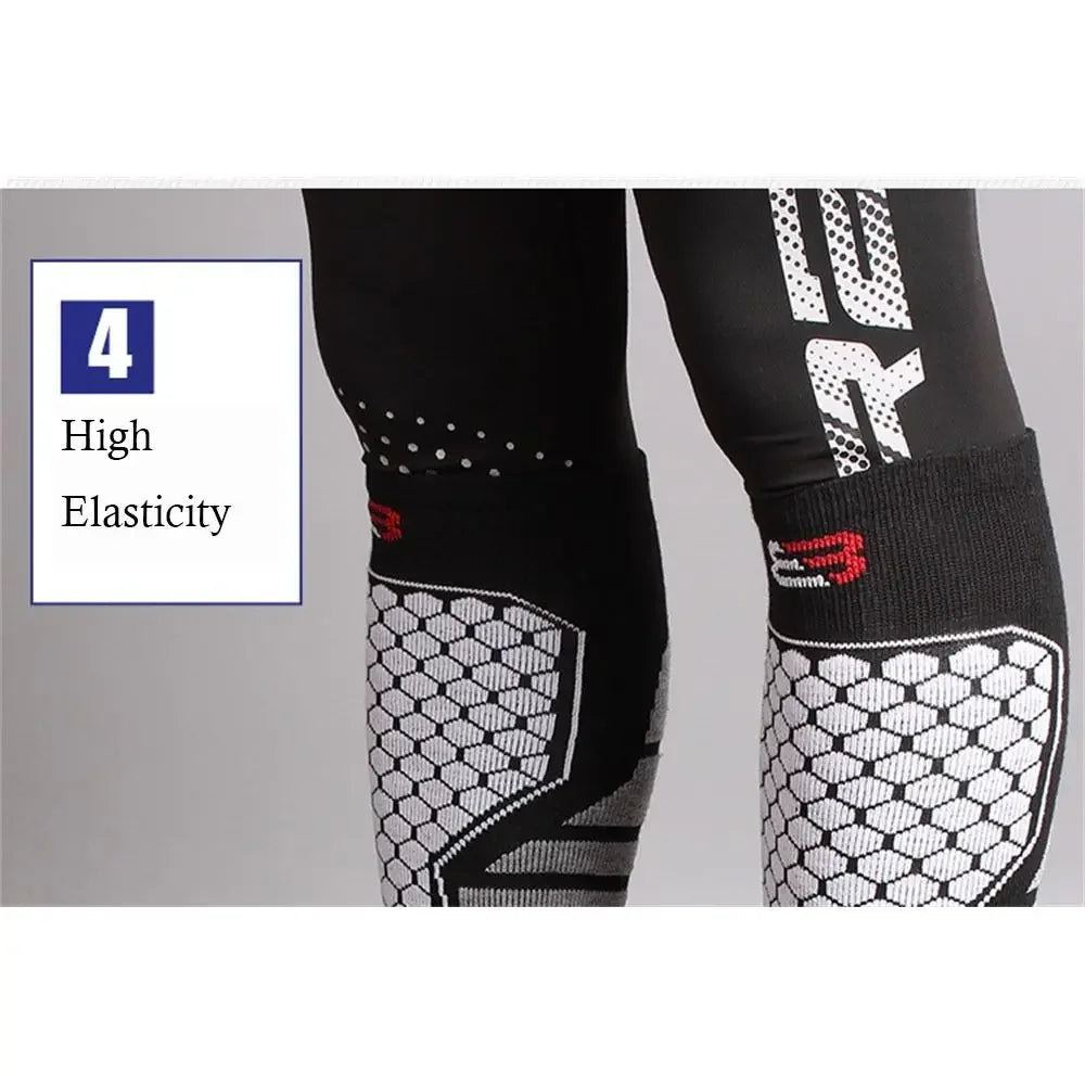 Winter Warm Ski Socks Anti-slip Thickened Breathable Compression Socks Thermal Moisture-wicking Knee High Socks