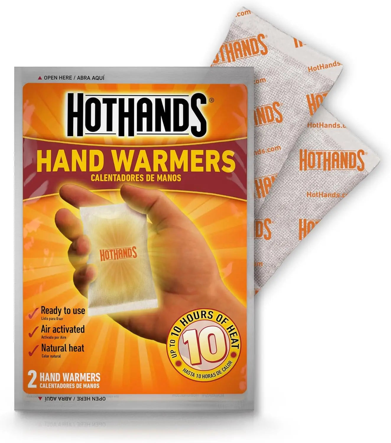 Portable Hand Warmers Pack of 3, Air-Activated Heat Pads