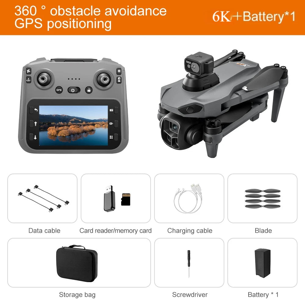 Lenovo V916MAX Drone 8K Dual Camera 5G WIFI FPV Large Screen Remote Control Foldable RC Quadcopter from China