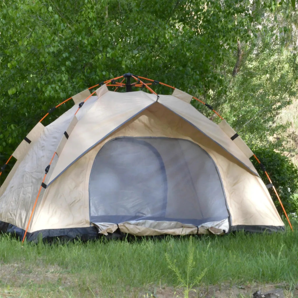 Quick-opening Automatic Rainproof Sunshine-proof Tent with Two windowless doors