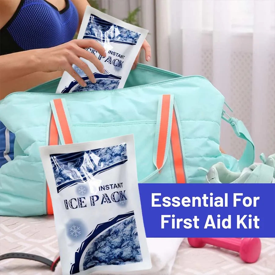 Instant Cold Pack Disposable Ice Packs for Injuries Swelling Inflammation Perfect for First aid Kit (from China)